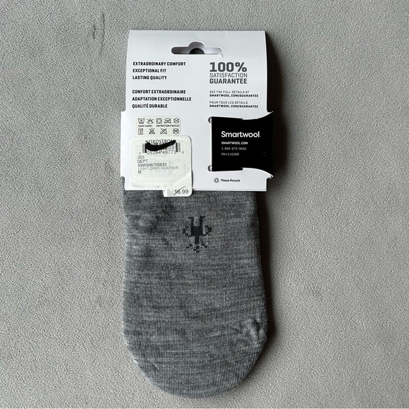 Smartwool ~ No Show Socks ~ Merino Wool ~ Women’s Size Medium 7-9.5 ~ Brand New! - Picture 2 of 6